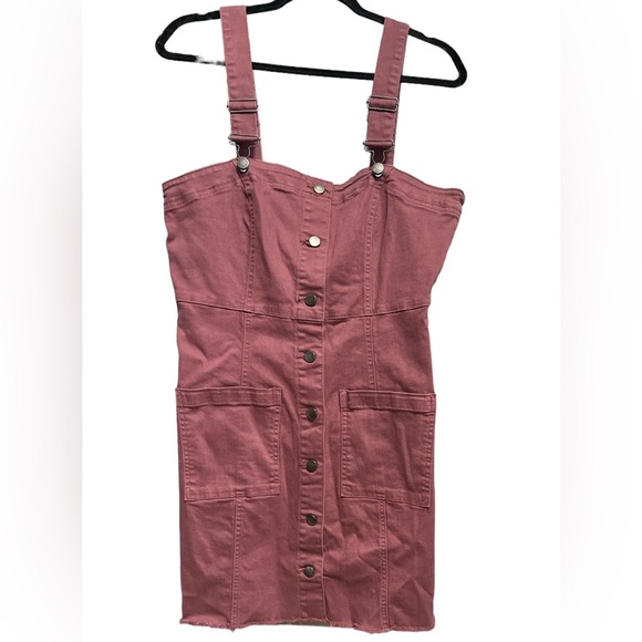 Tinseltown Button Sleeveless Racer Dress NWT sz XL - Picture 1 of 7